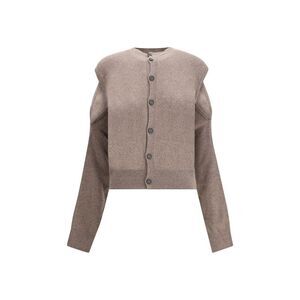 ALAINPAUL Brown Cashmere Women's Cardigan